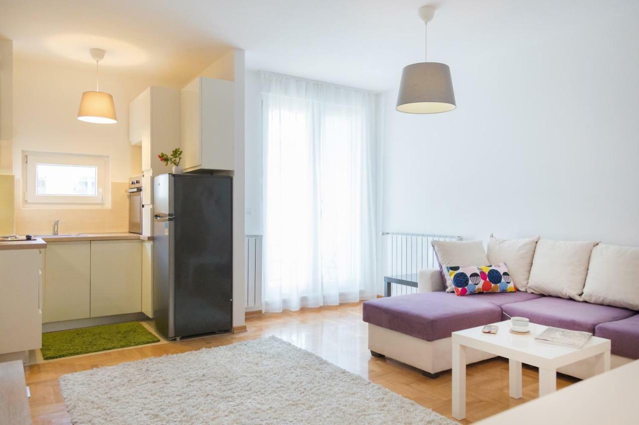 Cute And Sunny Studio In Zagreb With Balcony & Free Parking ภายนอก รูปภาพ